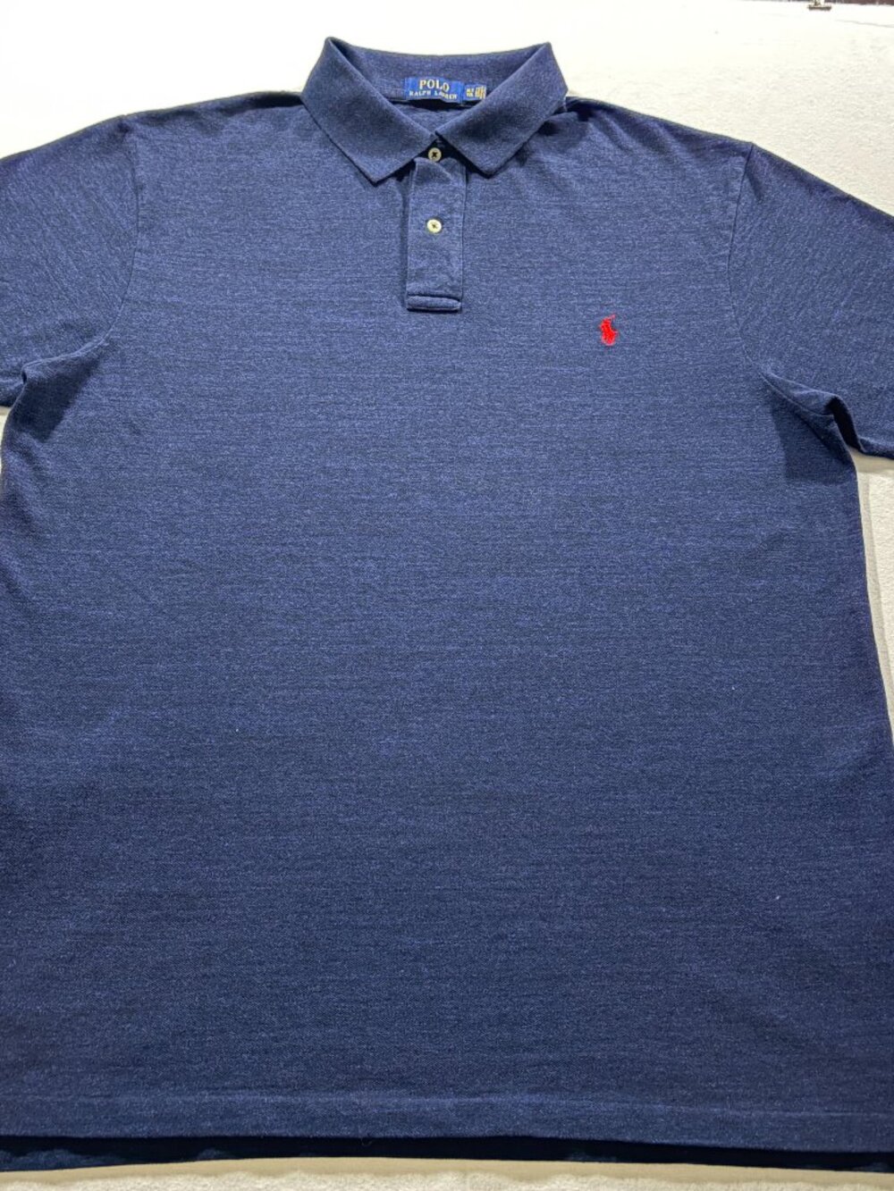 Polo Ralph Lauren Golf Shirt Men’s XLT Navy Cotton Tall Fit